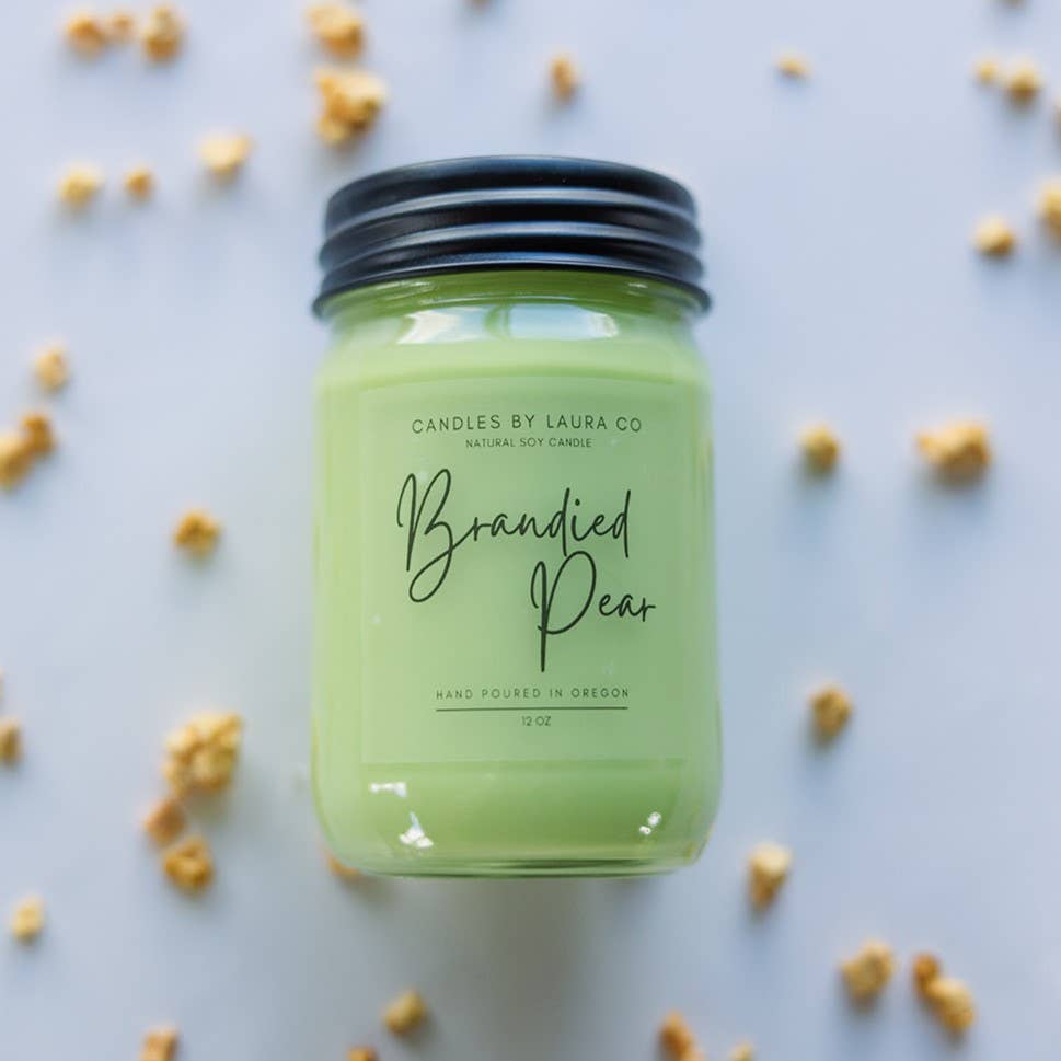 Brandied Pear Soy Jar Candle