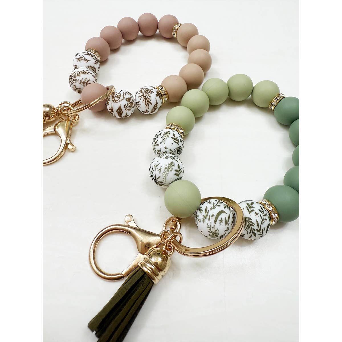 Botanical Keychain Wristlet