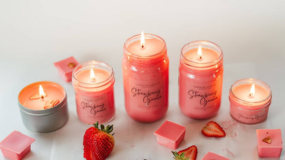 Strawberry Guava Soy Jar Candle