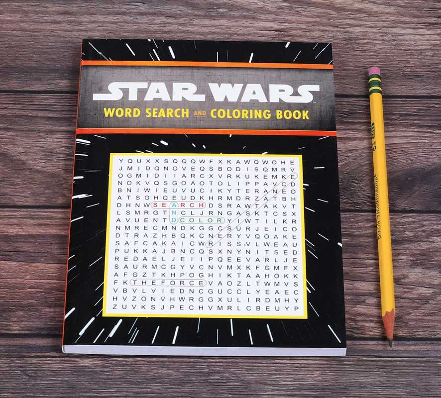 Star Wars: Word Search and Coloring Book