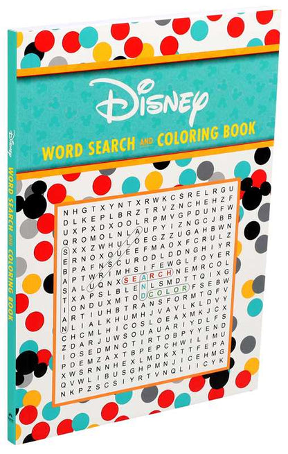 Disney Word Search and Coloring Book