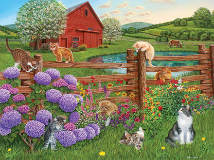 Farm Cats 275pc puzzle