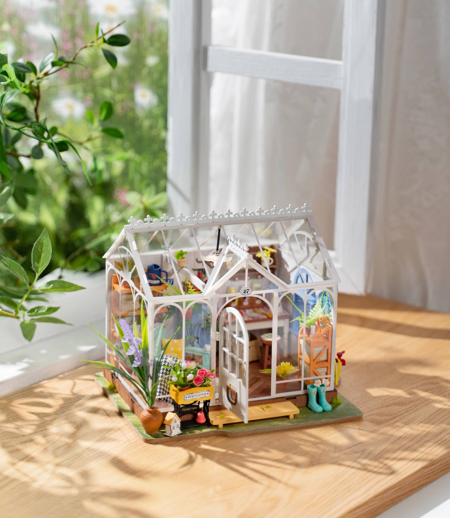 DIY Miniature House Kit: Dreamy Garden House