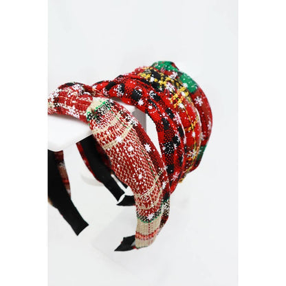 Christmas Theme Knotted Headbands