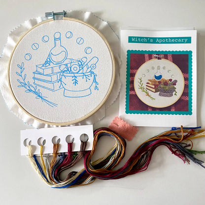 Witch's Apothecary Embroidery Kit