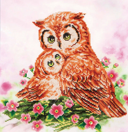 Mother & Baby Owl ⯁ Diamond Dotz