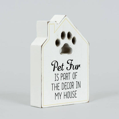 Reversible Wood Block Home Pet Decor