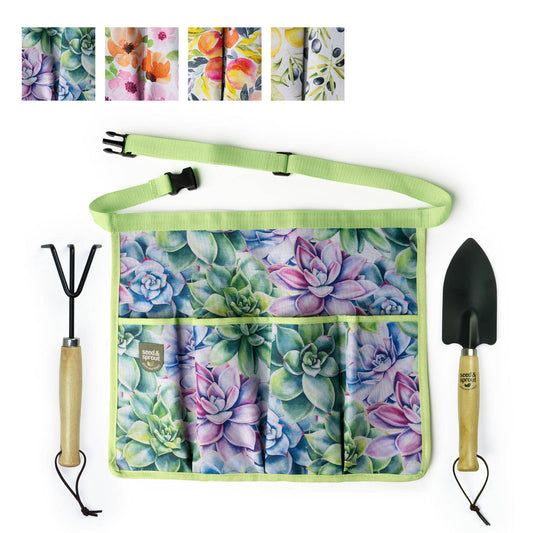 Seed & Sprout 3-Piece Gardening Apron Set