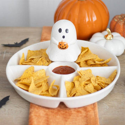 Ghost Halloween Serving Dish