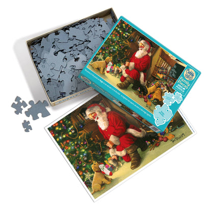 Santa's Lucky Stocking (Family) 350pc puzzle