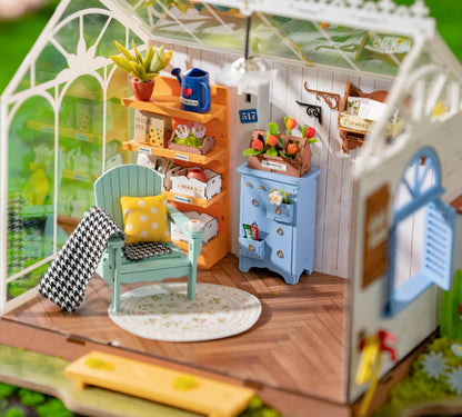 DIY Miniature House Kit: Dreamy Garden House