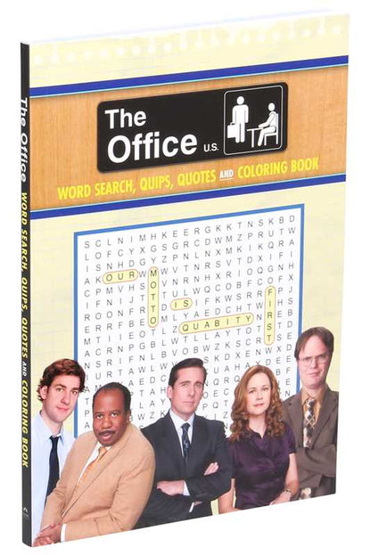 The Office Word Search, Quips, Quotes & Coloring Book