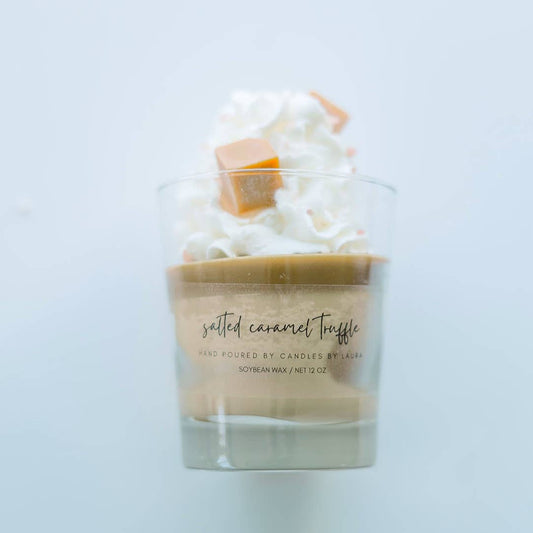 Salted Caramel Truffle Soy Candle