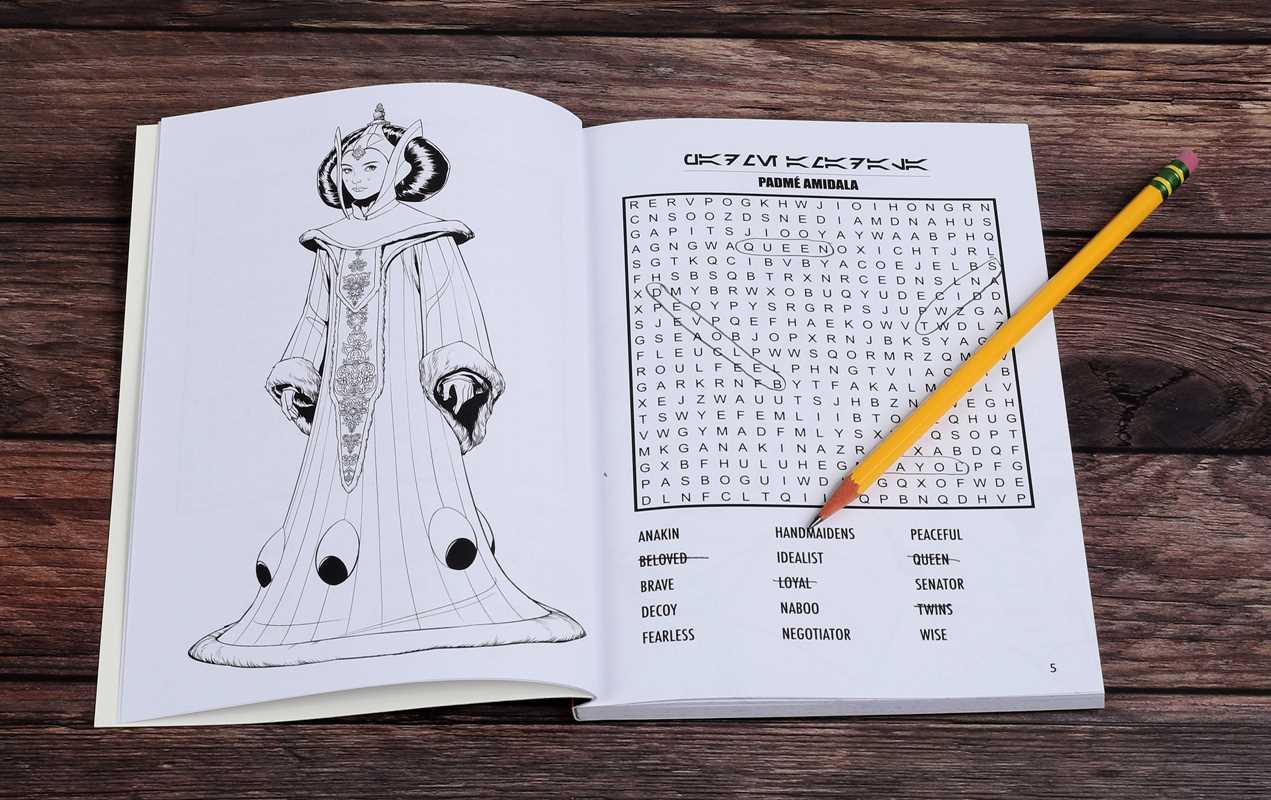 Star Wars: Word Search and Coloring Book