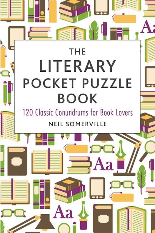 Literary Pocket Puzzle Book by Neil Somerville