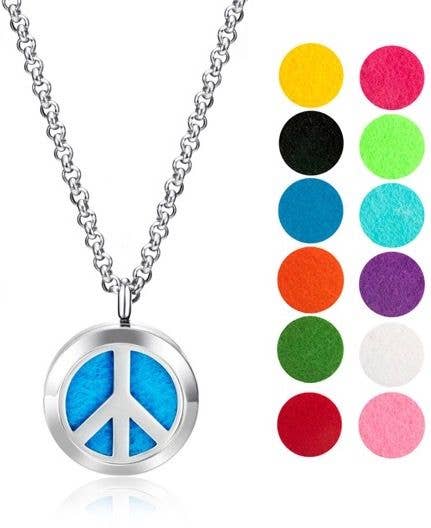 Peace Sign Necklcae