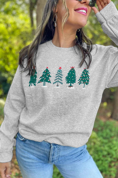 Christmas Tree Graphic Sweatshirt