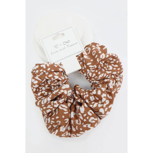 Leopard Scrunchie