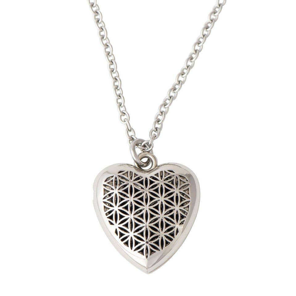 Heart Aromatherapy Diffuser Necklace