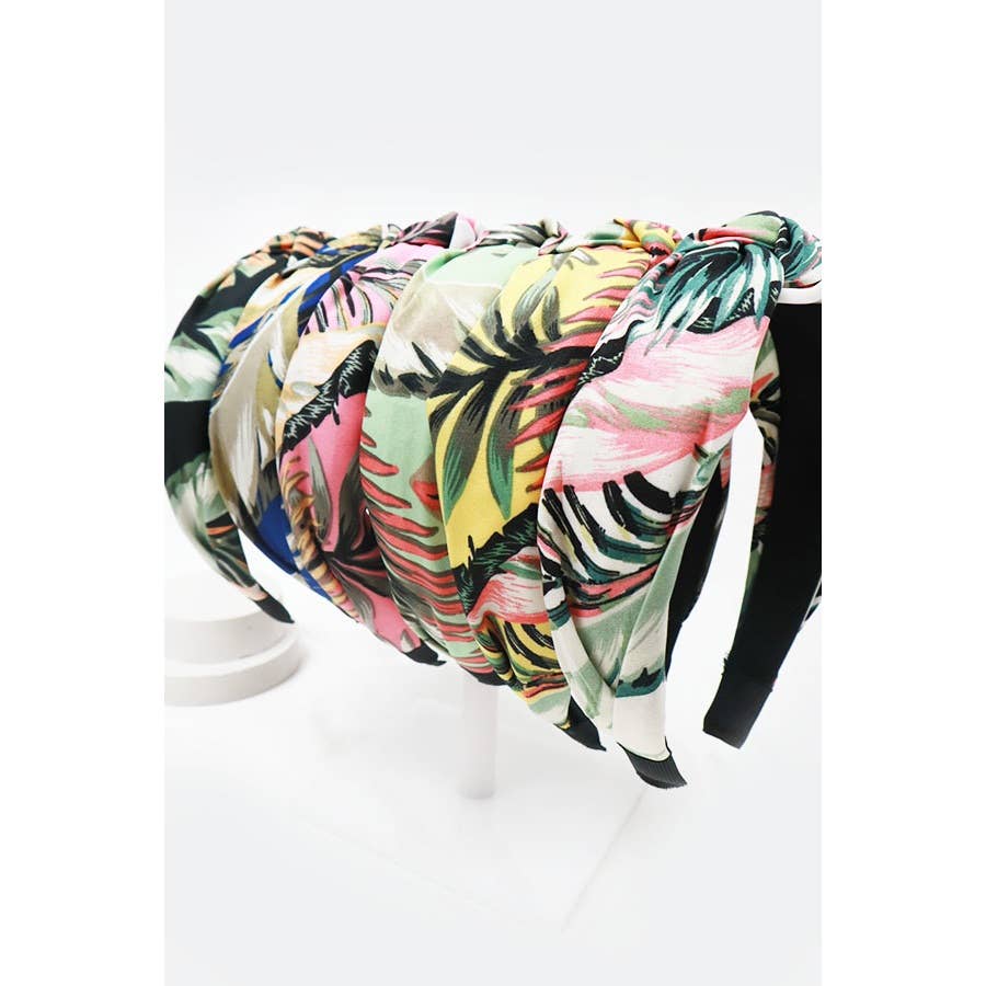 Tropical Print Knotted Headband