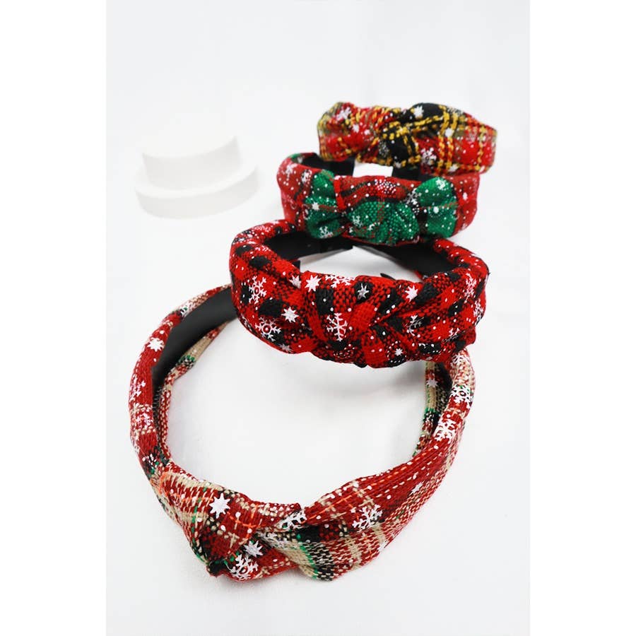 Christmas Theme Knotted Headbands