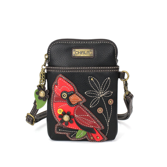 Chala Cellphone Crossbody - Cardinal