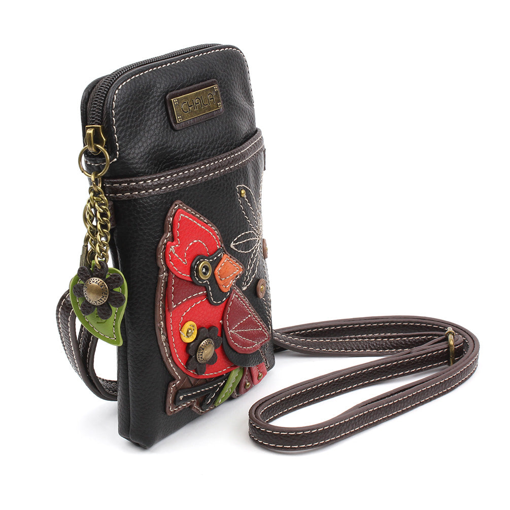 Chala Cellphone Crossbody - Cardinal