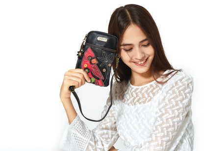 Chala Cellphone Crossbody - Cardinal