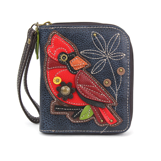 Chala Zip Around Wallet - Cardinal