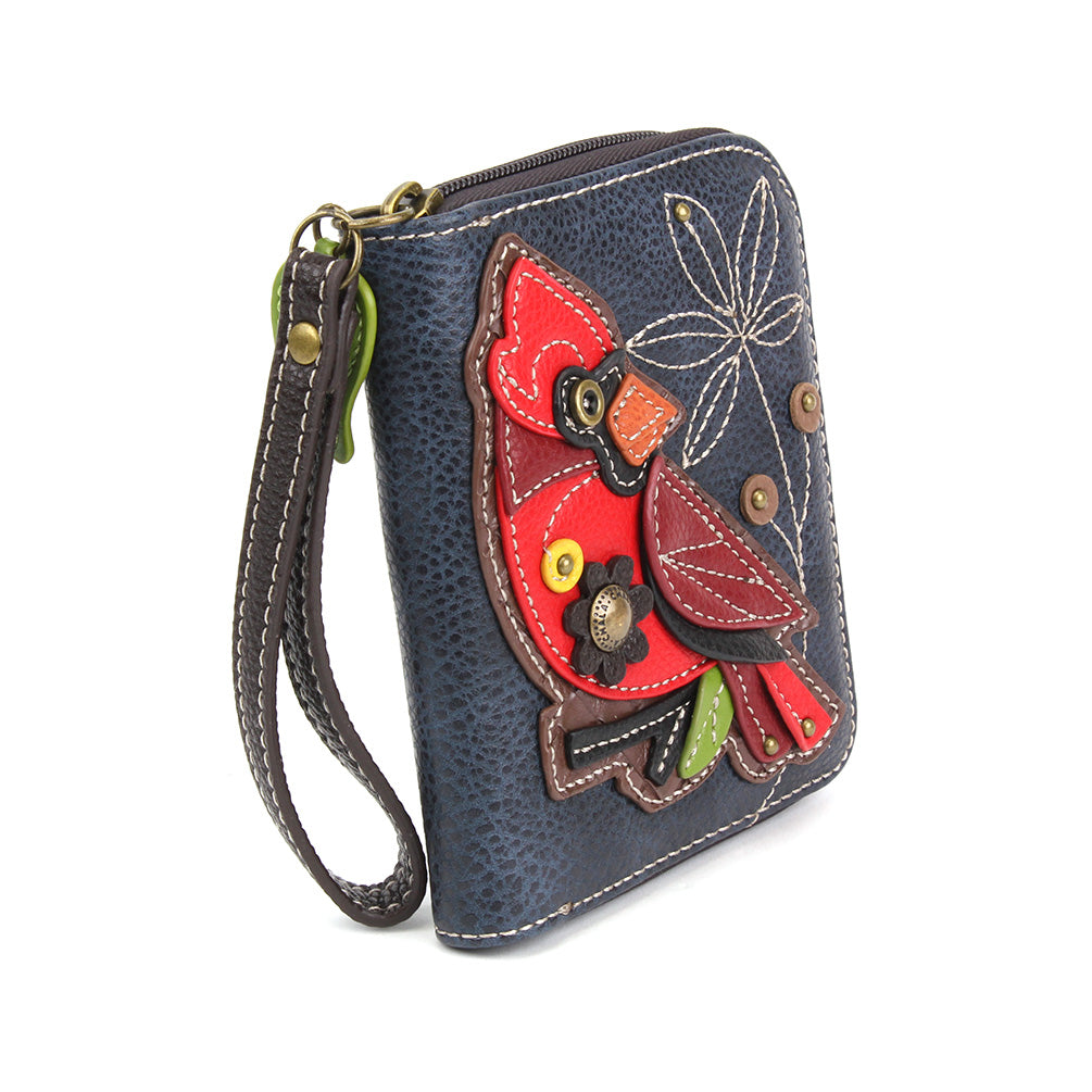 Chala Zip Around Wallet - Cardinal