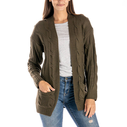 Olive Knit Cardigan