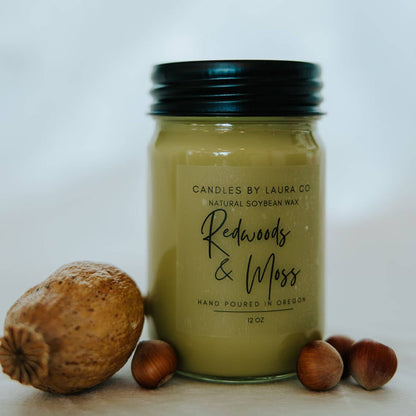 Redwoods and Moss Soy Jar Candle