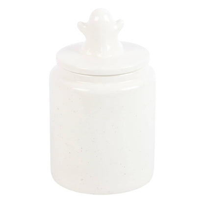 "Hey Boo" Ghost Storage Jar