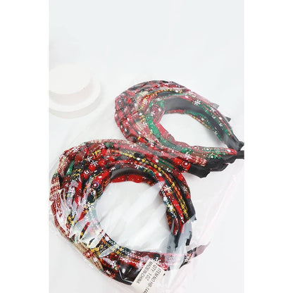 Christmas Theme Knotted Headbands