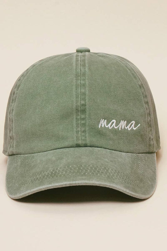 Mama Embroidery Baseball Hat