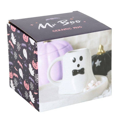 Mr. Boo Ghost Shaped Halloween Mug