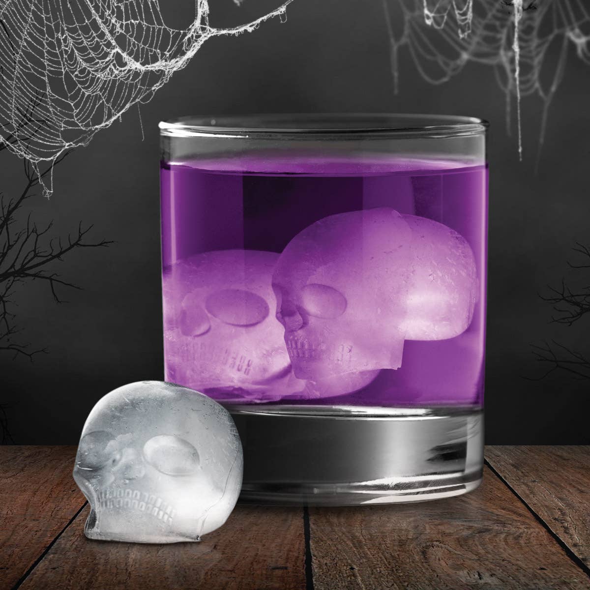 Halloween Skull Silicone Ice Tray