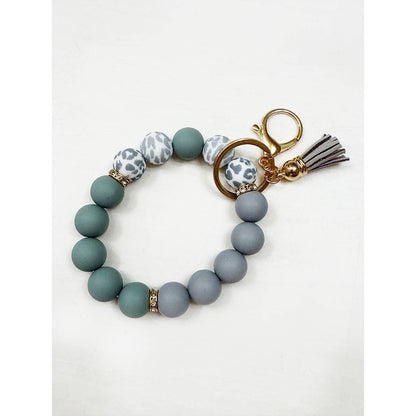 Leopard Keychain Wristlet