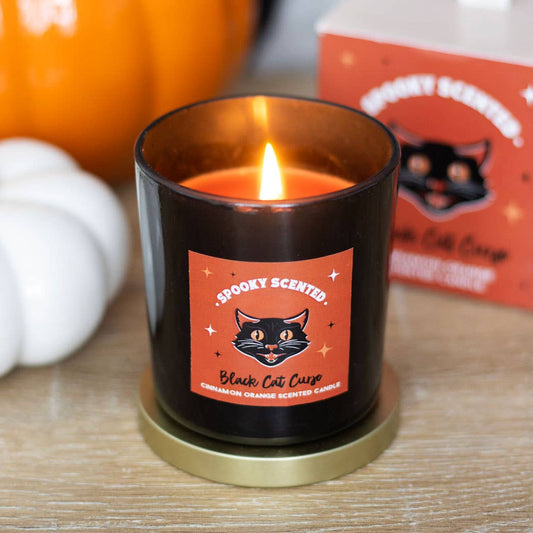 "Black Cat Curse" Cinnamon Orange Candle