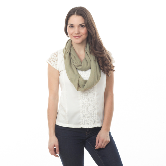 Chartreuse Infinity Scarf