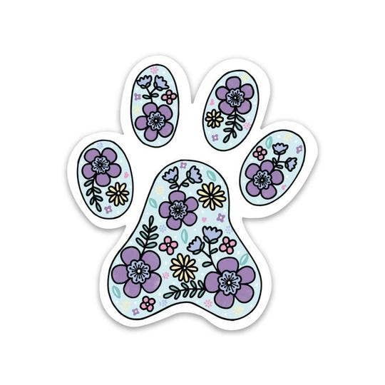 Dog Paw Print Sticker