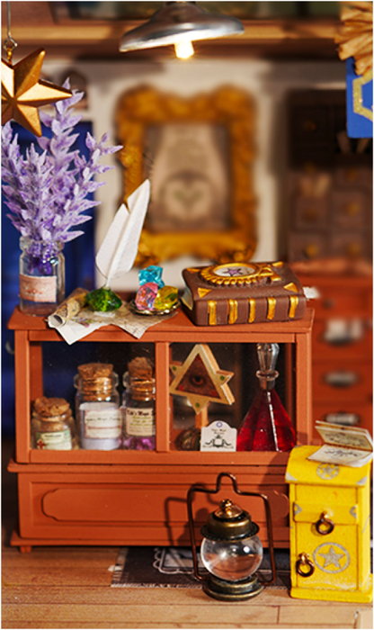 DIY Miniature House Kit: Kiki's Magic Emporium