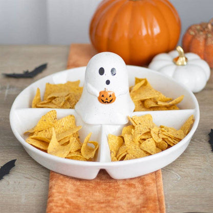 Ghost Halloween Serving Dish