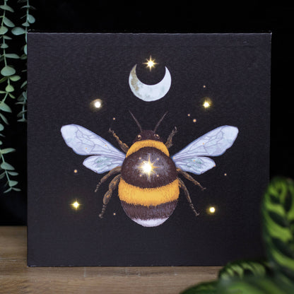 Bee Light Up Canvas Art