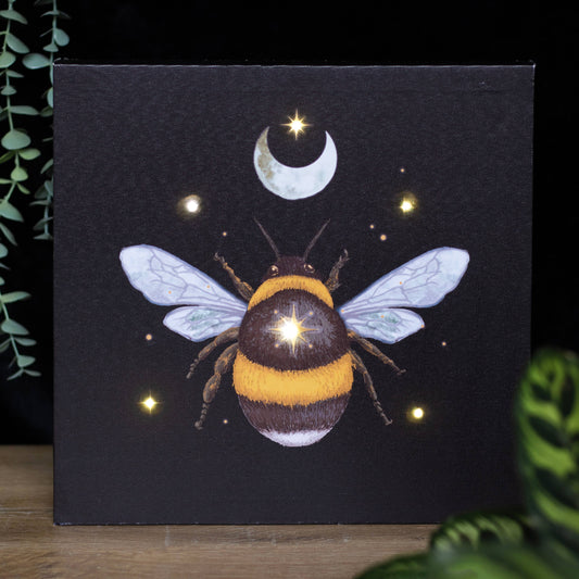 Bee Light Up Canvas Art