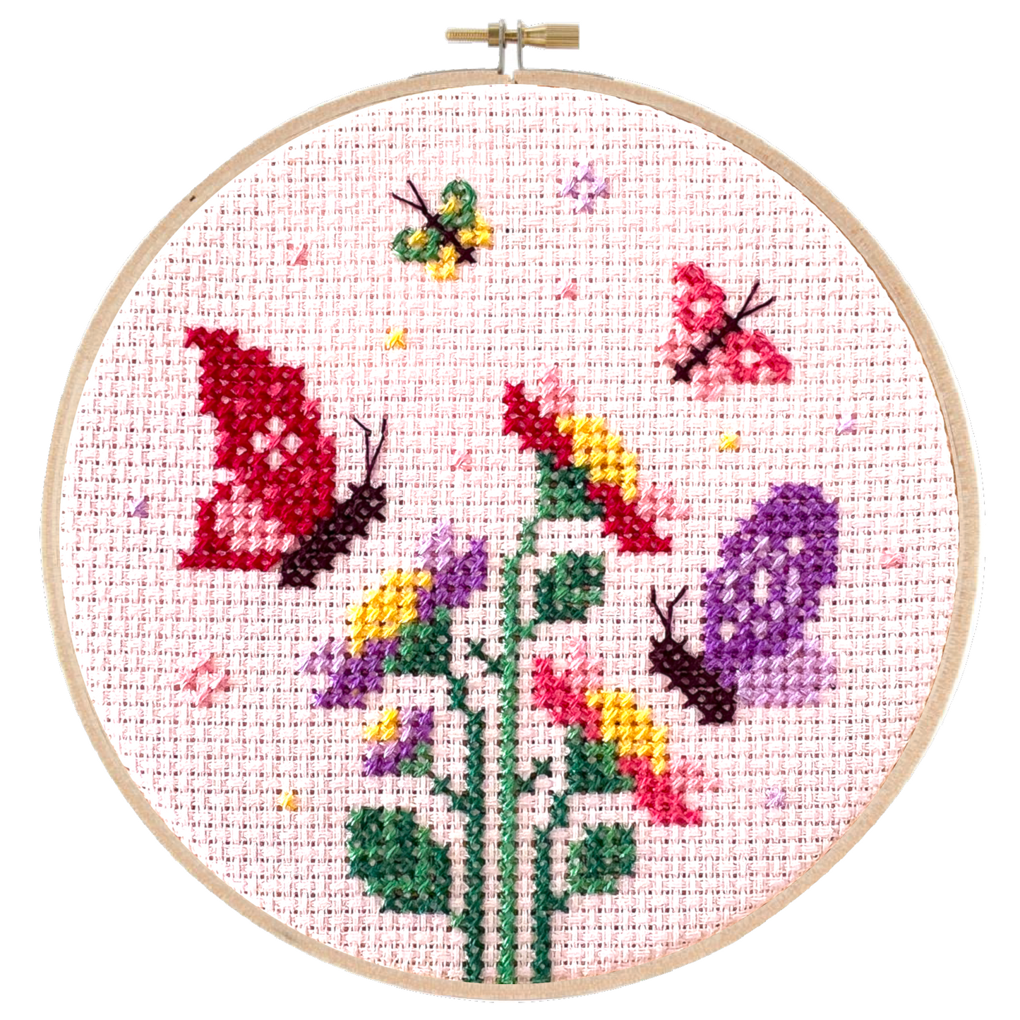 Cross Stitch Pattern: Butterfly Garden