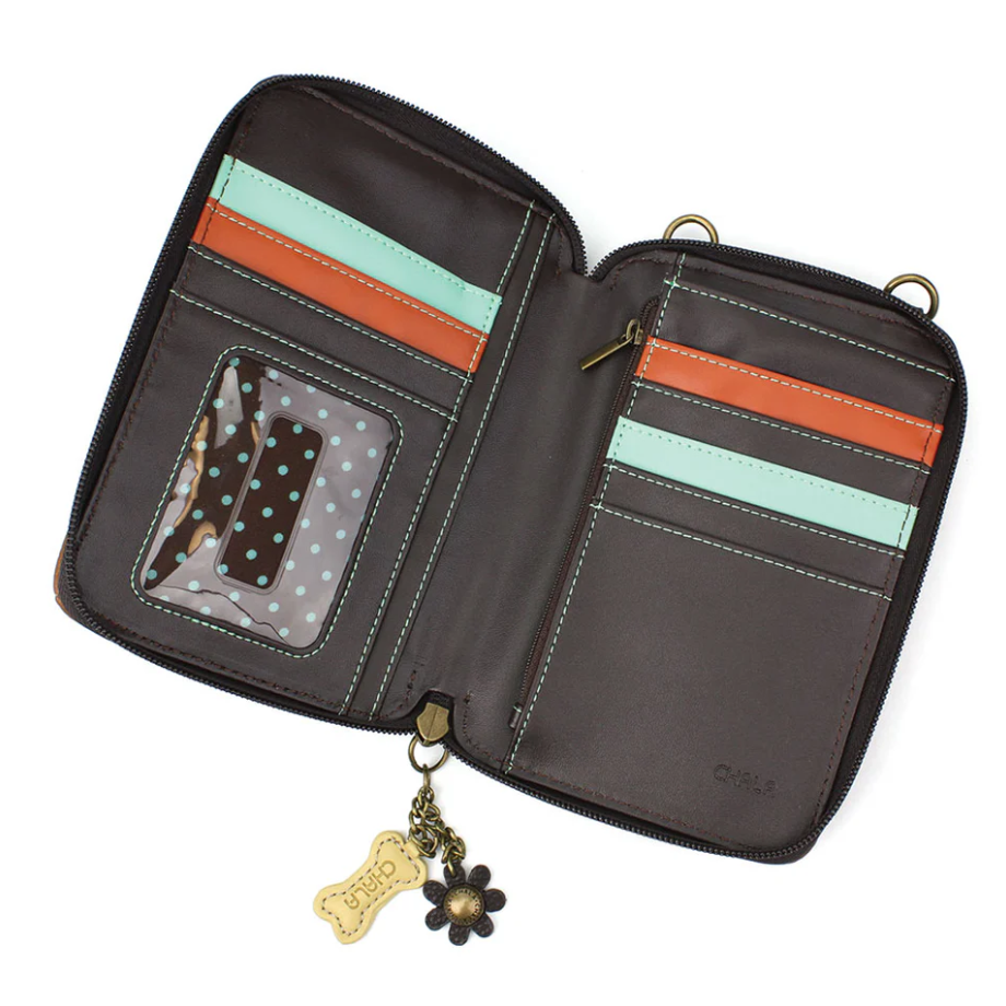 Chala Wallet Crossbody - Ivory Pawprint