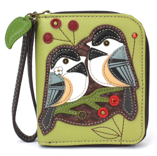 Chala Zip Around Wallet - Chickadee