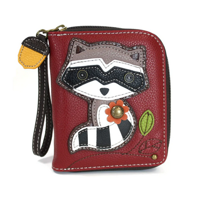 Chala Zip Around Wallet - Raccoon