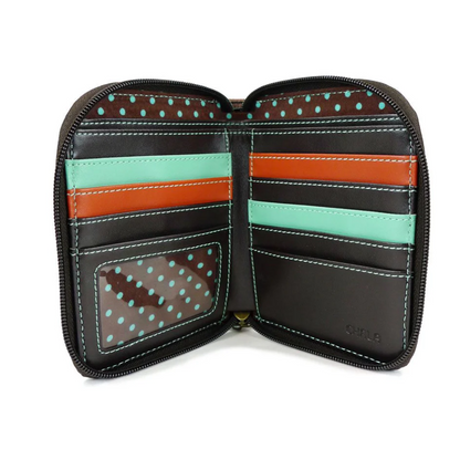 Chala Zip Around Wallet - Raccoon